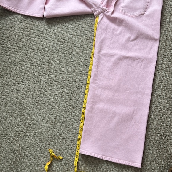 Universal Thread Pink High-Rise Wide leg Ankle Jean Sz 12. - Picture 6 of 9